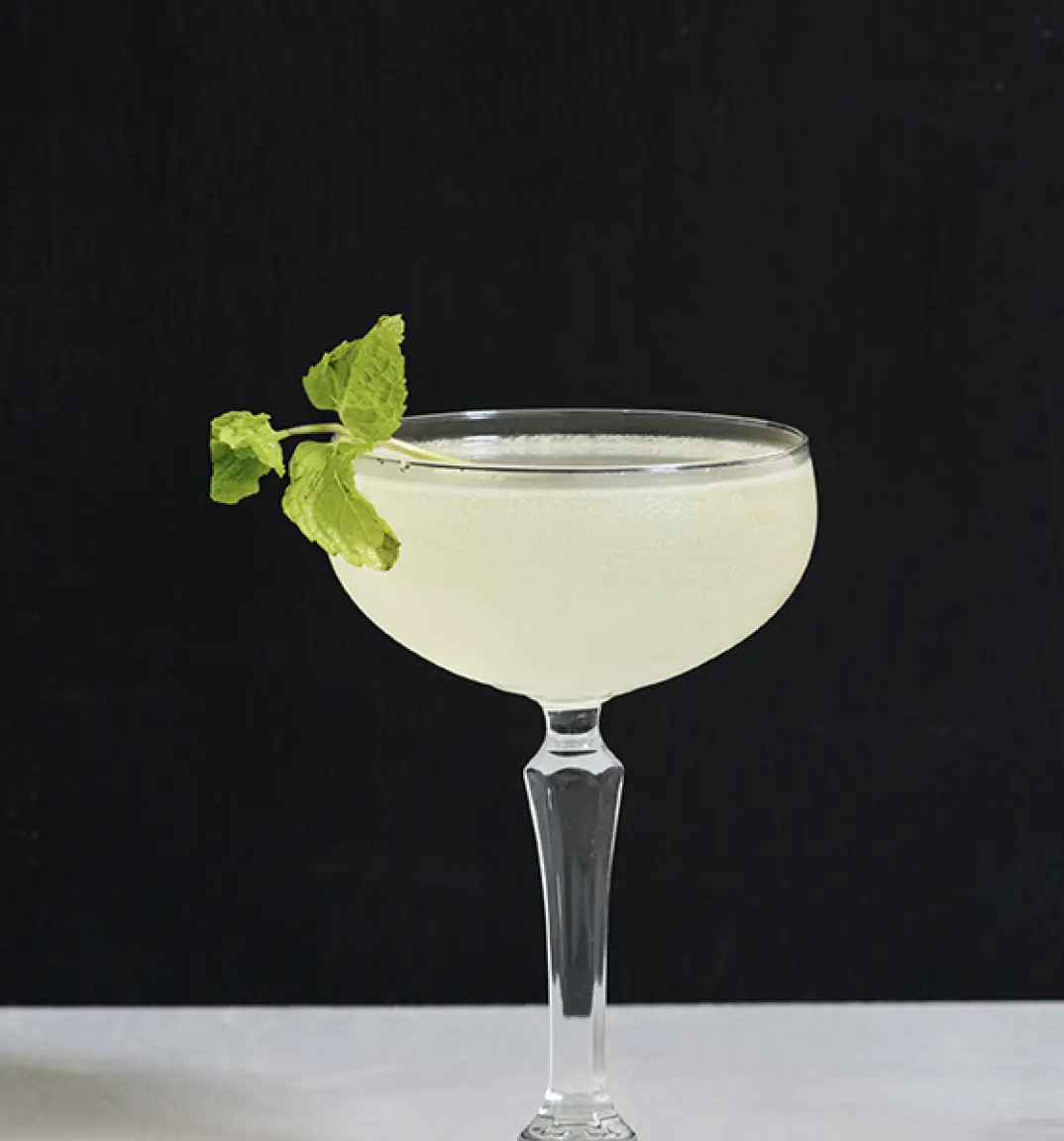 Cocktail, Gin , Champagne, Mint